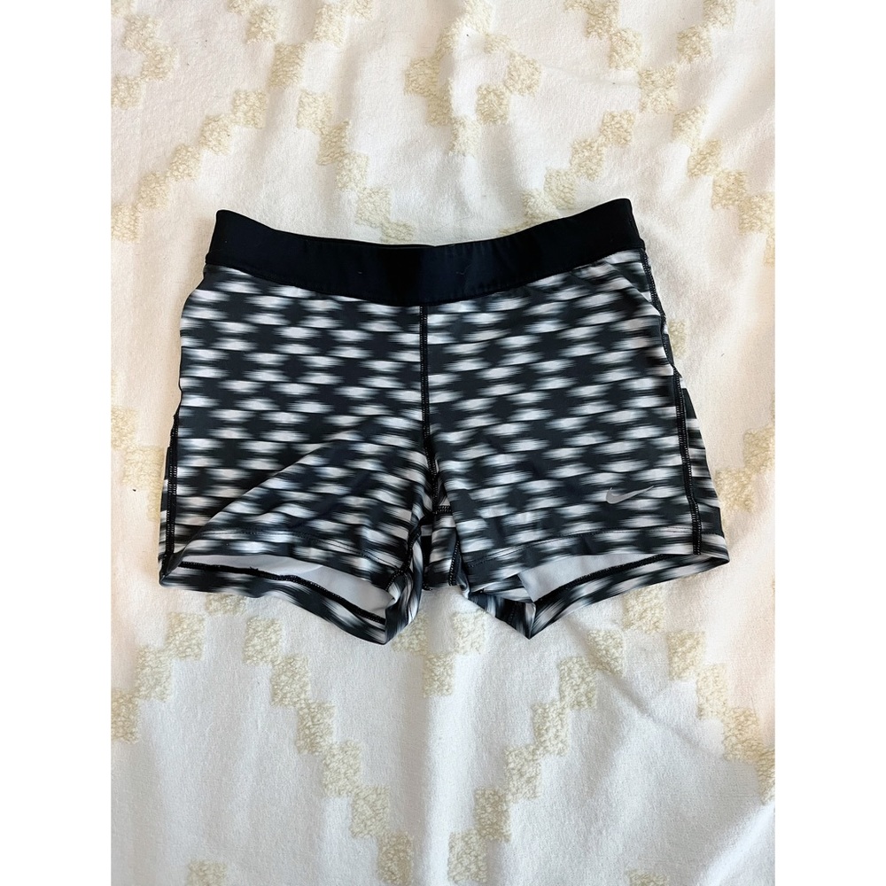 Nike Pro Black & White Compression Shorts